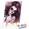Acrylic Oil Painting By Numbers Female Skeleton Digital Picture Home Wall Decor