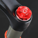 RISK Fork Shoulder Air Nozzle Cap MTB Shockproof Front Fork Cover (Red) Newly