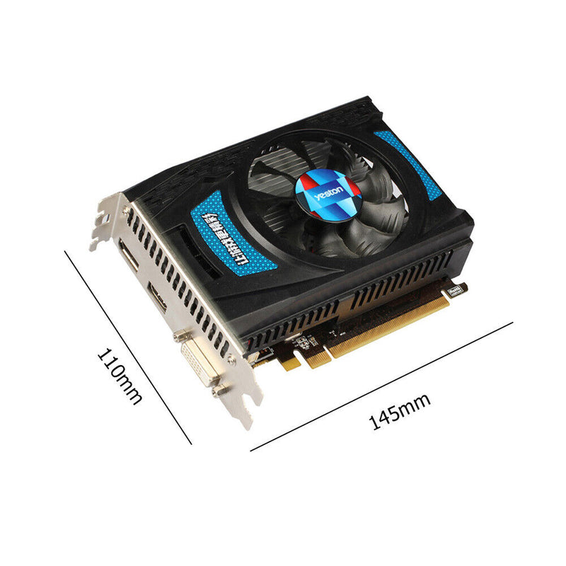 Yeston Rx550 4gd5 Game Graphics Card 128bit HD for HD Computer Home Game De