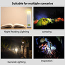 2 in 1 LED Bright Night Lamp Mini Tent Lamp Portable Chargable Outdoor Equipment
