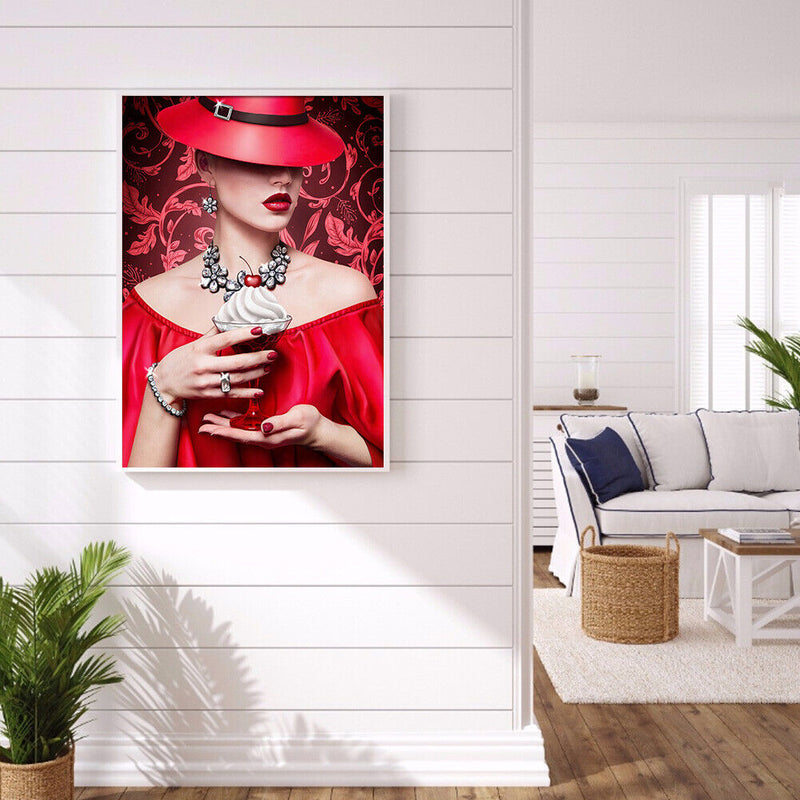 Royal Court Lady 5D DIY Diamond Painting Full Round Drill Picture Handicrafts