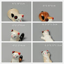 Fork Rest Beautiful Lucky Cat Ceramic Japanese Chopsticks Holder Cutlery Stand