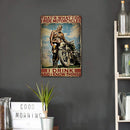 Motorcycle Riding Notes Sheet Metal Drawing Metal Painting Tin Wall Home Po