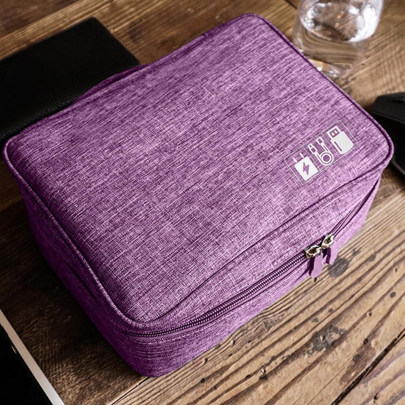 Wires Cable Charger Storage Bags Waterproof Travel Electronics Gadget Pouch