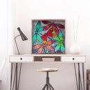 5D Full Round Drill Art DIY dragonfly Diamond Painting Craft