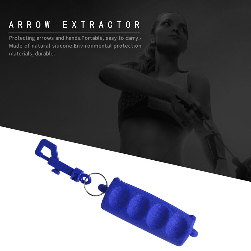 Hand Saver Arrow Puller w/ Clip Archery Recurve Composite Bow Remover Extract