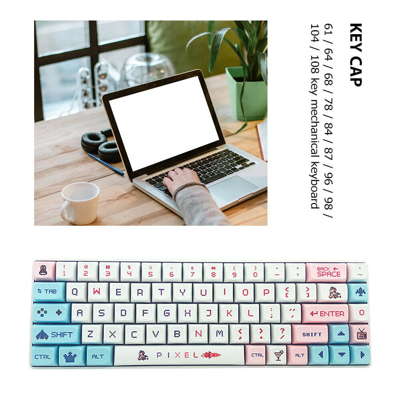Mechanical Keyboard PBT Keycap XDA DIY Key Cap Set Dye Sublimation for MX Switch