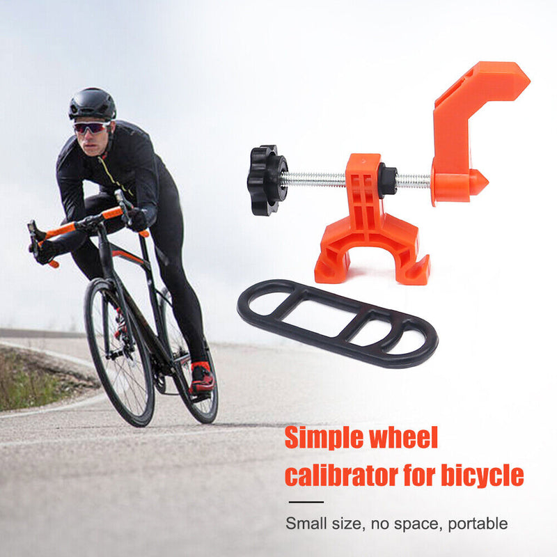 Bicycle Wheel Truing Stand Mini Bike Rims Adjustment Wheel Repair (Orange)