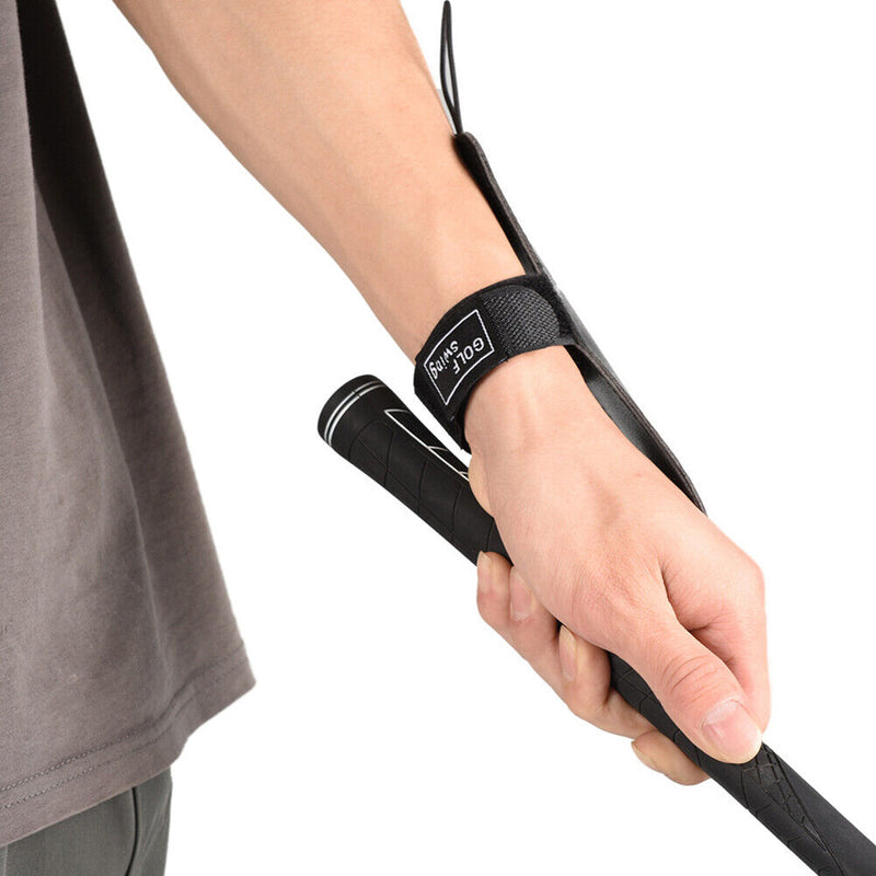 PU Leather Golf Swing Wrist Brace Golf Training Aid Practice Tool for Begin