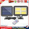 IP65 Solar Wall Light Remote Control Motion Sensor Outdoor Lamp (128LED) Newly