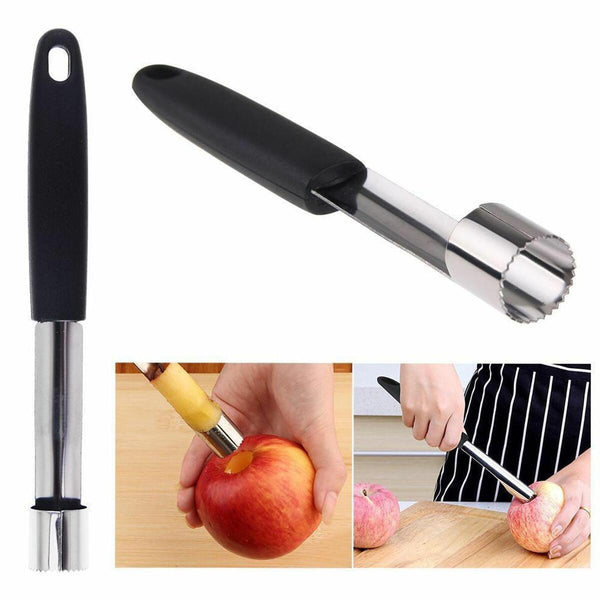 Stainless Steel Core Seed Remover Fruit Corer Easy Twist Kitchen Tool~