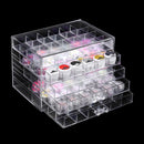 Portable Nail Accessories Holder Display Stand Make Up Drawers Organizer