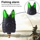 LED Fishing Bite Alarm Adjustable Tone Volume Carp Fishing Tackle (Green) Newly