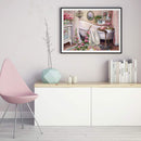 Bathtub Abstract 5D DIY Full Diamond Square Rhinestone for Room Decoration