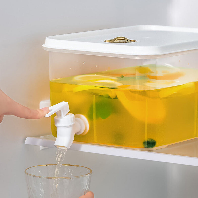 Large Cold Kettle Refrigerator with Faucet Lemonade Beverage Dispenser (3L)