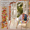 Herbst Ahornblatt Kürbis Beeren Kranz Halloween Thanksgiving Door Home Decor.