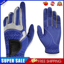 1pc Golf Gloves Anti-slip Left Hand Microfiber Glove for Men (Blue 22)