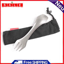 SUNDICK Titanium Spork Outdoor Camping Spoon Fork Hiking Picnic Travel Tableware