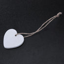 10pcs Mini Wooden Hearts Pendant Ornaments Wooden Crafts Party Wedding Decor