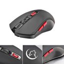 2.4G Wireless Gaming Mouse 2400DPI 6 Buttons Optical Mice with USB Receiver