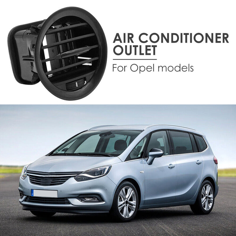 Car Indoor Dashboard Air Vent Nozzle Grille for Opel Corsa D 13417363 Black
