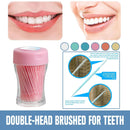 200Pcs Double Head Interdental Brush Dental Floss Teeth Clean`