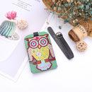 DIY Special Shaped Diamond Painting Bird Design Leather Boarding Pass Craft