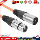 1m XLR 3Pin Cable Male to Female Shielded Microphone Wire Cord (Orange) Newly