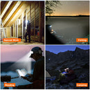 LED Stirnlampe wasserdicht für Nachtwanderungen Abenteuer Camping Laufen