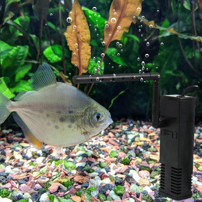 Aquarium Submersible Filter Electric Fish Tank Water Oxygen Pump (AP-600L) Newly