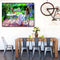 DIY Digital Oil Painting By Numbers Kits Garden Girl Picture Wall Art Room Decor