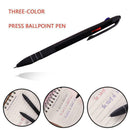 Three-color 3in1 Ballpoint Pen Writing Pen 0.5mm Refill Supplies