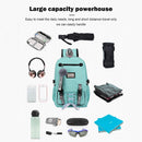 Travel Laptop Backpack Anti-Theft Bag with USB Charging Port and Lock for Wom
