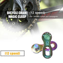 2 Pairs Bicycle Chain Connector Lock for 12 Speed Master Link (Multicolor) Newly