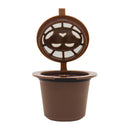 3pcs Refillable Reuse Coffee Capsule Filters for Nespresso Machine (Coffee)