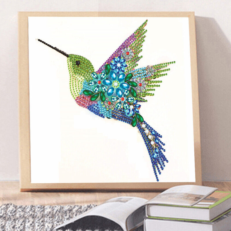 5D Partial Special Shaped Diamond Painting Hummingbird Poster Kit (UP263) Newly