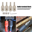 4 Sets 4GA to 8GA Terminals Car Audio Wire Terminal Blocks Power Cord Reducers