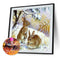 5D DIY Diamond Painting Snow Bunny Full Round Drill Mosaic Art Picture Decor