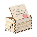 LOVE MOM Music Boxes Presents For Mother'S Day Wood Music Box Gifts For Mom