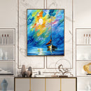 Ship at Sea Oil Paint By Numbers DIY Acrylic Painting on Canvas Frameless Kit
