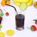 3pcs Reusable Drinking Straws Cleaner Brush Set Stainless Steel Straws(D) Newly