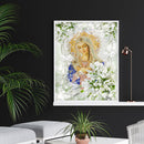 Jesus Woman 5D DIY Full Round Drill Diamond Painting Home Craft Gifts 40x50cm