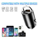 30W Mini USB Mobile Phone Car Charger 5A Dual Ports Fast Charging Phone Adapter
