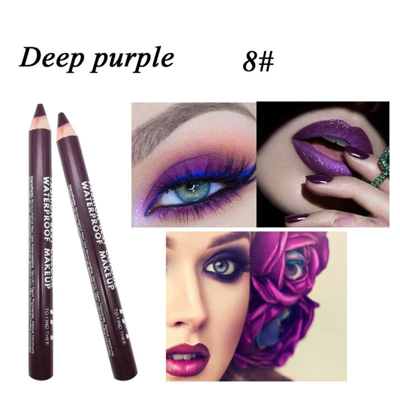 Eye Shadow&Liner Pen Highlighter Pigment Eyeliner Pencil with Sharpener