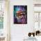 Home DIY Hand Painted Paint By Numbers Oil Canvas Pictures Starry Sky Eyes