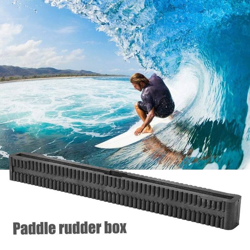 10.5 inch Fin Box Long Surfboard Center Fin Box Surfing Accessories (Black)