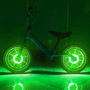 Intelligent Bicycle Wheel Spoke Lights LED Balance Bike Decor Lamp (Green) Newly