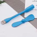 Cooling Mobile Phone Mini USB Fan for Power Bank Notebook Computer (Blue) Newly