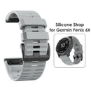 Replacement Silicone Band for Garmin Fenix 6X 5X 3 D2 Tactix Bravo (Grey) Newly