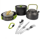 Outdoor Supplies Bowl Pan Picnic Utensils Set Cookware Set Camping Cooking Pot